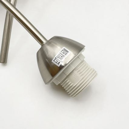 Bevestigde hanglamp DONNA 3xE27/60W/230V nikkel