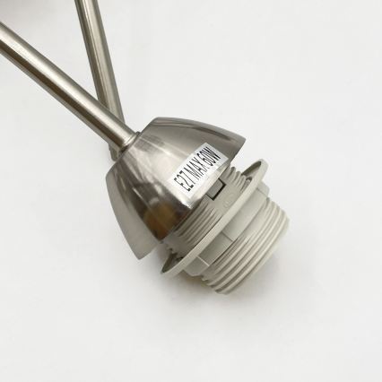 Bevestigde hanglamp DONNA 5xE27/60W/230V nikkel