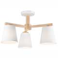 Bevestigde hanglamp ELLIE 3xE27/60W/230V beuken