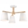 Bevestigde hanglamp ELLIE 3xE27/60W/230V beuken