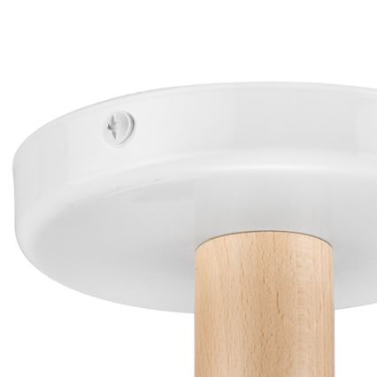 Bevestigde hanglamp ELLIE 3xE27/60W/230V beuken
