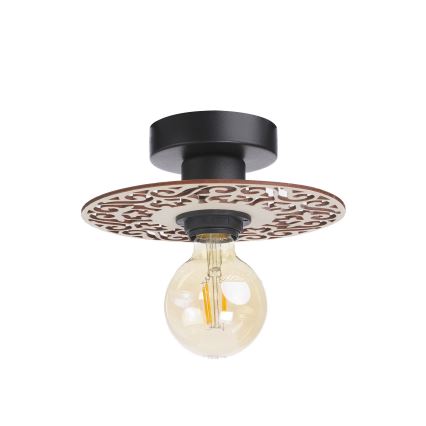 Bevestigde hanglamp FALCO 1xE27/60W/230V diameter 20 cm beige