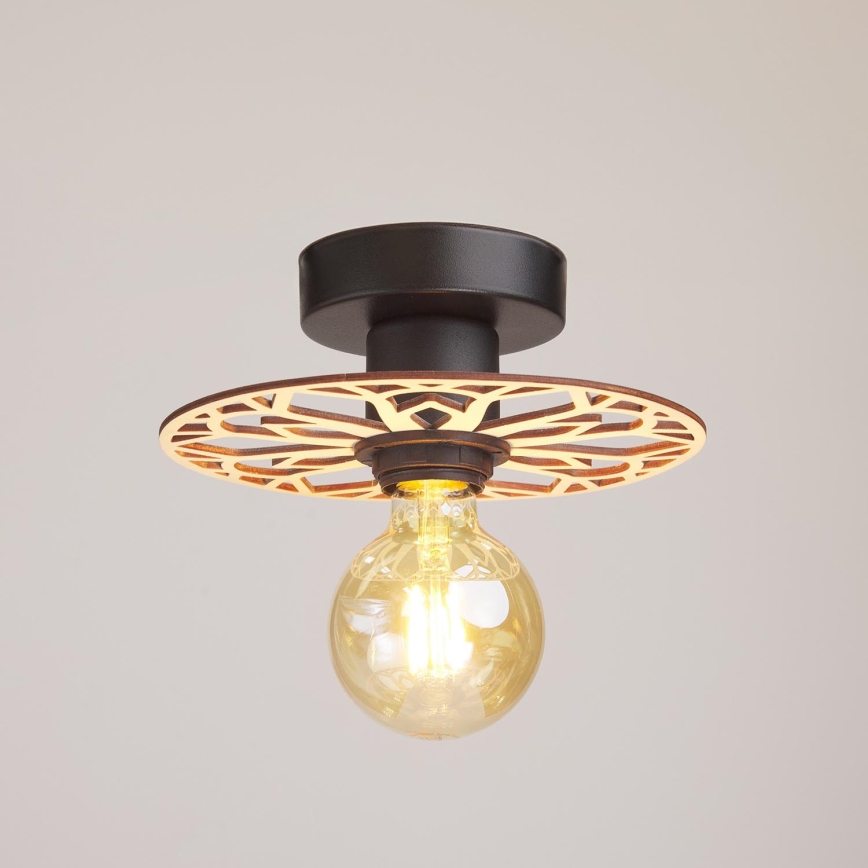 Bevestigde hanglamp FALCO 1xE27/60W/230V diameter 20 cm beige