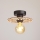 Bevestigde hanglamp FALCO 1xE27/60W/230V diameter 20 cm beige