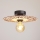 Bevestigde hanglamp FALCO 1xE27/60W/230V diameter 30 cm beige