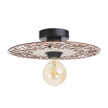 Bevestigde hanglamp FALCO 1xE27/60W/230V diameter 30 cm beige
