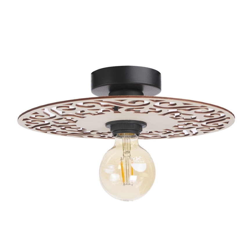Bevestigde hanglamp FALCO 1xE27/60W/230V diameter 30 cm beige