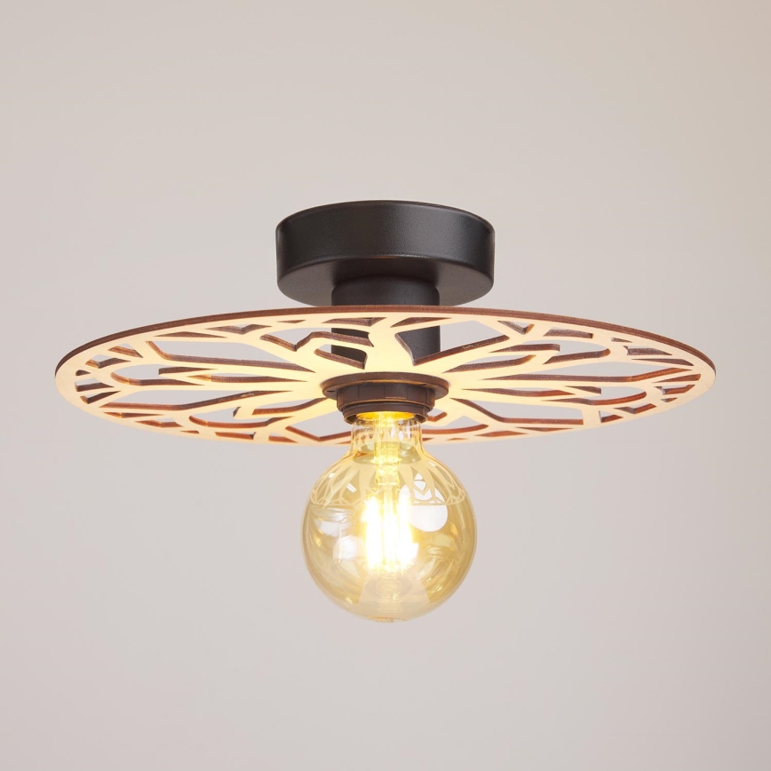 Bevestigde hanglamp FALCO 1xE27/60W/230V diameter 30 cm beige