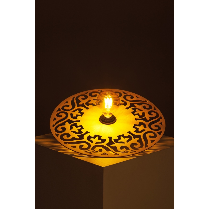 Bevestigde hanglamp FALCO 1xE27/60W/230V diameter 40 cm beige