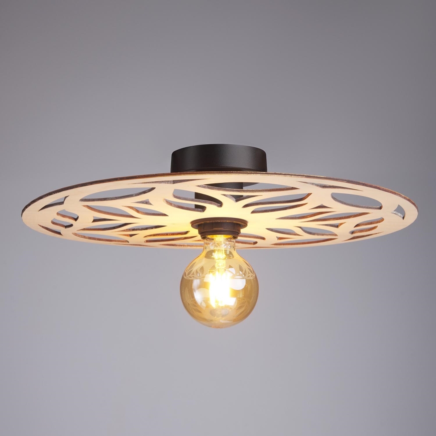 Bevestigde hanglamp FALCO 1xE27/60W/230V diameter 40 cm beige