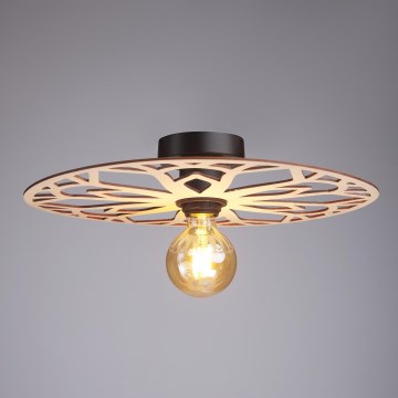 Bevestigde hanglamp FALCO 1xE27/60W/230V diameter 40 cm beige