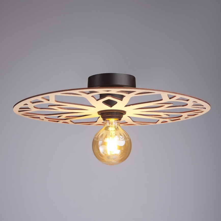 Bevestigde hanglamp FALCO 1xE27/60W/230V diameter 40 cm beige