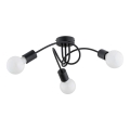 Bevestigde hanglamp FARTA 3xE27/15W/230V zwart