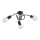 Bevestigde hanglamp FARTA 3xE27/15W/230V zwart