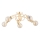 Bevestigde hanglamp FARTA 5xE27/15W/230V goud
