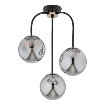 Bevestigde hanglamp GAMMA 3xE14/10W/230V zwart