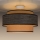 Bevestigde hanglamp GRACE 1xE27/60W/230V crème/bruin