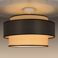 Bevestigde hanglamp GRACE 1xE27/60W/230V crème/grijs