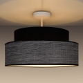 Bevestigde hanglamp GRACE 1xE27/60W/230V zwart/grijs