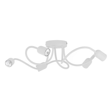 Bevestigde hanglamp GRACJAN 5xGU10/10W/230V