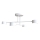 Bevestigde hanglamp HALO 4xGX53/10W/230V wit