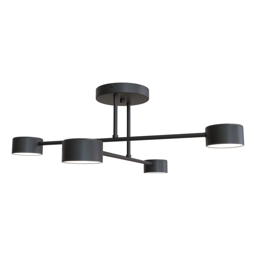 Bevestigde hanglamp HALO 4xGX53/10W/230V zwart