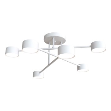 Bevestigde hanglamp HALO 6xGX53/8W/230V wit