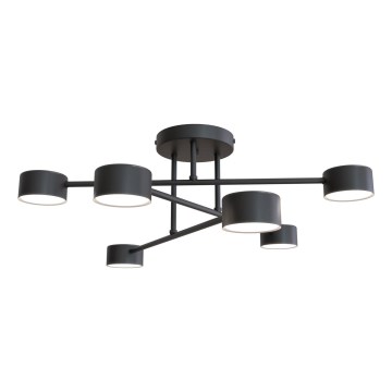 Bevestigde hanglamp HALO 6xGX53/8W/230V zwart