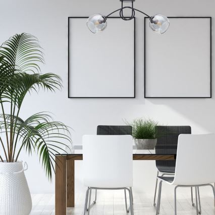 Bevestigde hanglamp LATIL 2xE27/60W/230V
