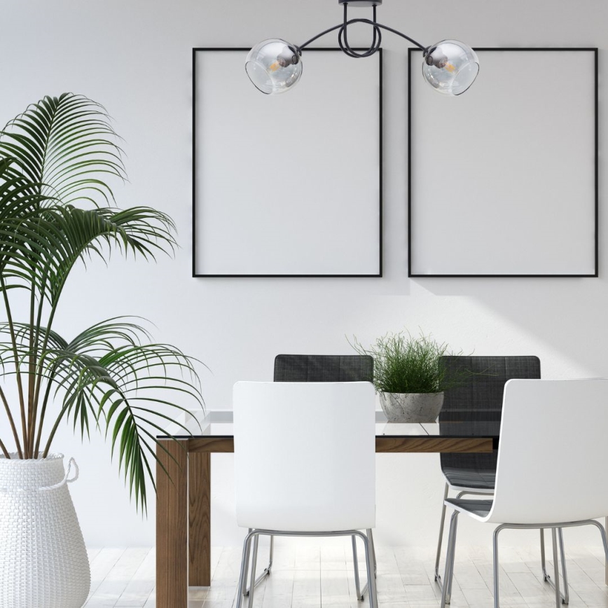 Bevestigde hanglamp LATIL 2xE27/60W/230V