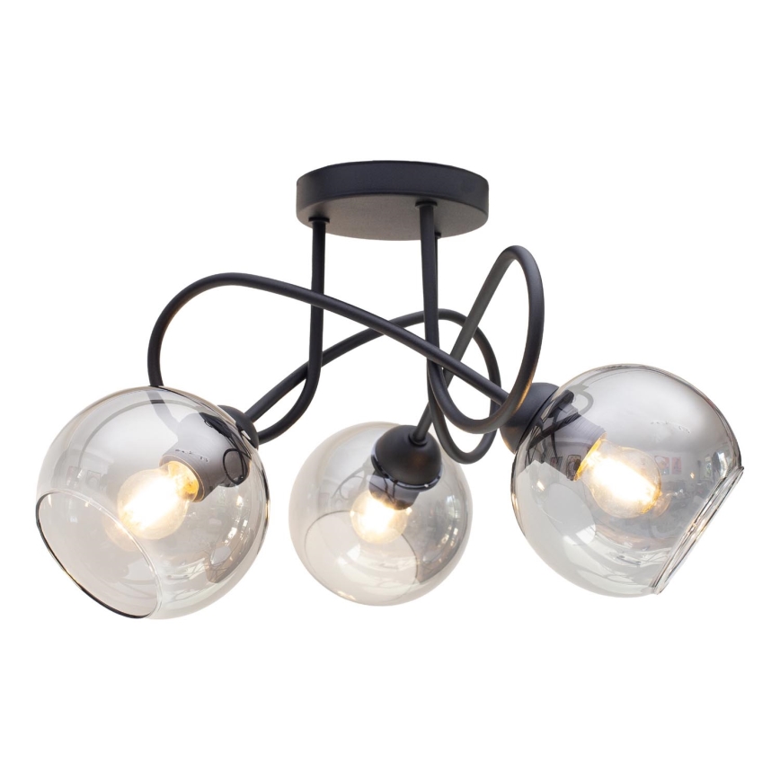 Bevestigde hanglamp LATIL 3xE27/60W/230V
