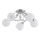 Bevestigde hanglamp LIVIA 5xE14/10W/230V glanzend chroom