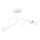 Bevestigde hanglamp LOOP 2xE27/15W/230V wit