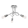 Bevestigde hanglamp LOOP 3xE27/15W/230V glanzend chroom