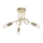 Bevestigde hanglamp LOOP 3xE27/15W/230V goud