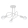 Bevestigde hanglamp LOOP 3xE27/15W/230V wit