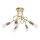 Bevestigde hanglamp LOOP 5xE27/15W/230V goud
