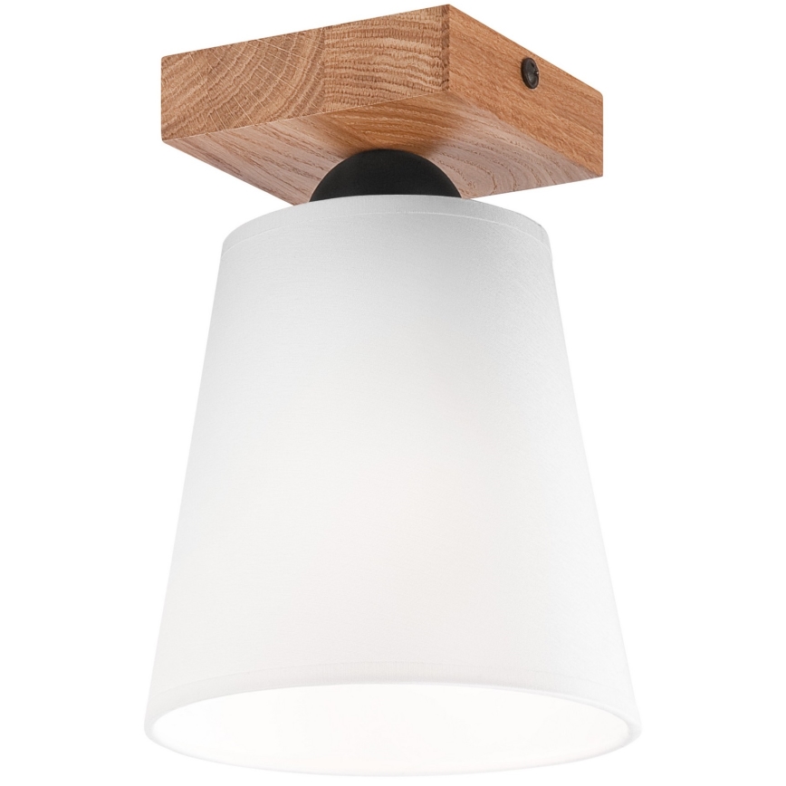 Bevestigde hanglamp LULA 1xE27/60W/230V eiken