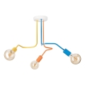 Bevestigde hanglamp MATYLDA 3xE27/60W/230V kleurrijk