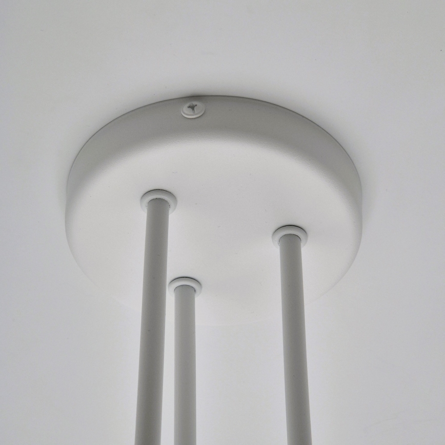 Bevestigde hanglamp MATYLDA 3xE27/60W/230V wit