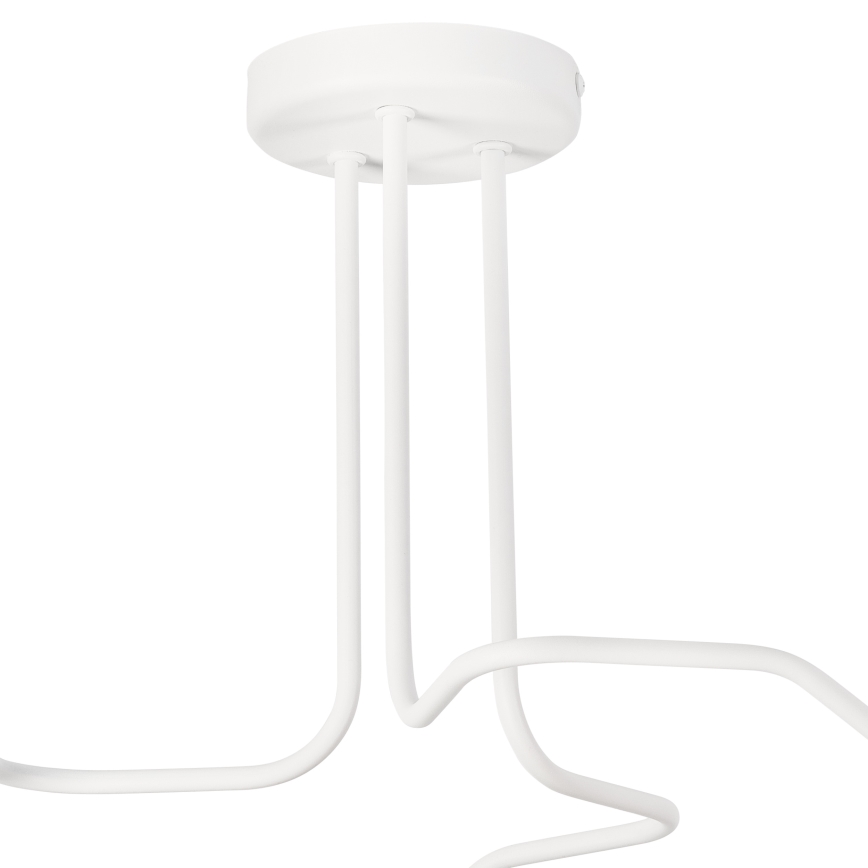 Bevestigde hanglamp MATYLDA 3xE27/60W/230V wit