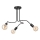 Bevestigde hanglamp MATYLDA 3xE27/60W/230V zwart