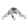Bevestigde hanglamp MAXIS 5xE27/15W/230V grijs