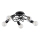 Bevestigde hanglamp MAXIS 5xE27/15W/230V zwart