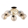 Bevestigde hanglamp MODENA 5xE14/10W/230V goud