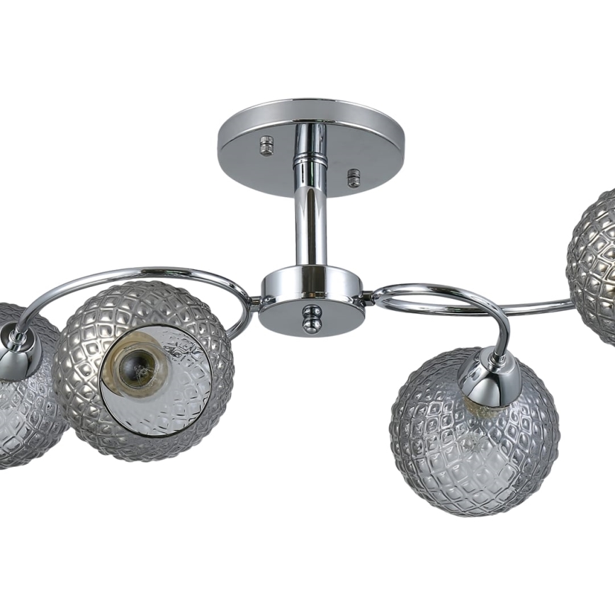 Bevestigde hanglamp OAKLAND 4xE27/60W/230V