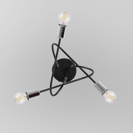 Bevestigde hanglamp OXFORD 3xE27/15W/230V