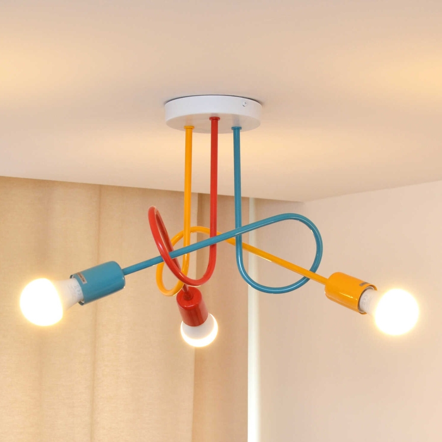 Bevestigde hanglamp OXFORD 3xE27/15W/230V