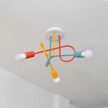 Bevestigde hanglamp OXFORD 3xE27/15W/230V