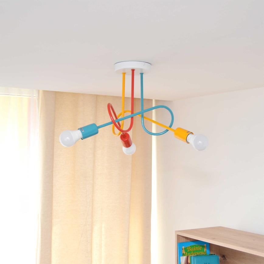 Bevestigde hanglamp OXFORD 3xE27/15W/230V